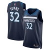 Muške NBA Dres Minnesota Timberwolves Karl Anthony Towns 32 Nike 2022-23 Icon Edition Navy Swingman
